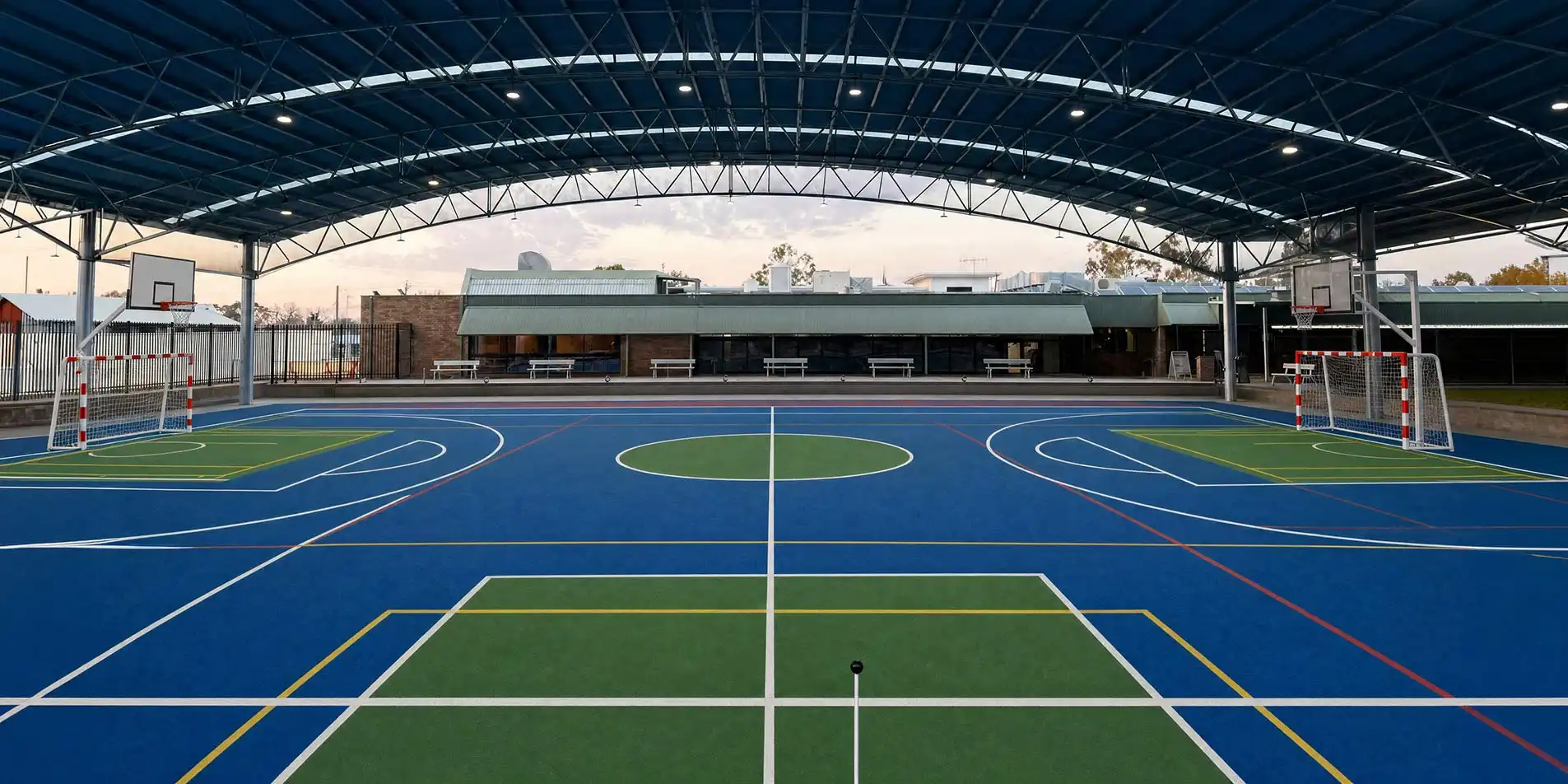 Cubierta para Pista Multideportiva