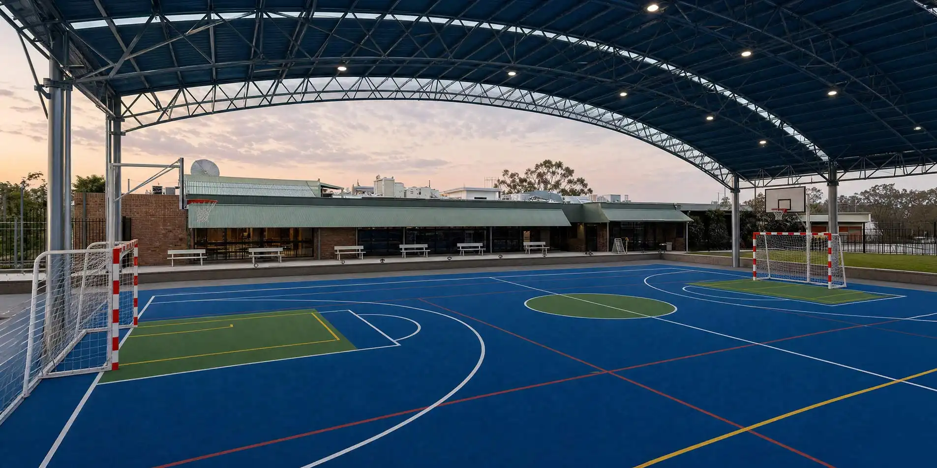 Cubierta para Pista Multideportiva