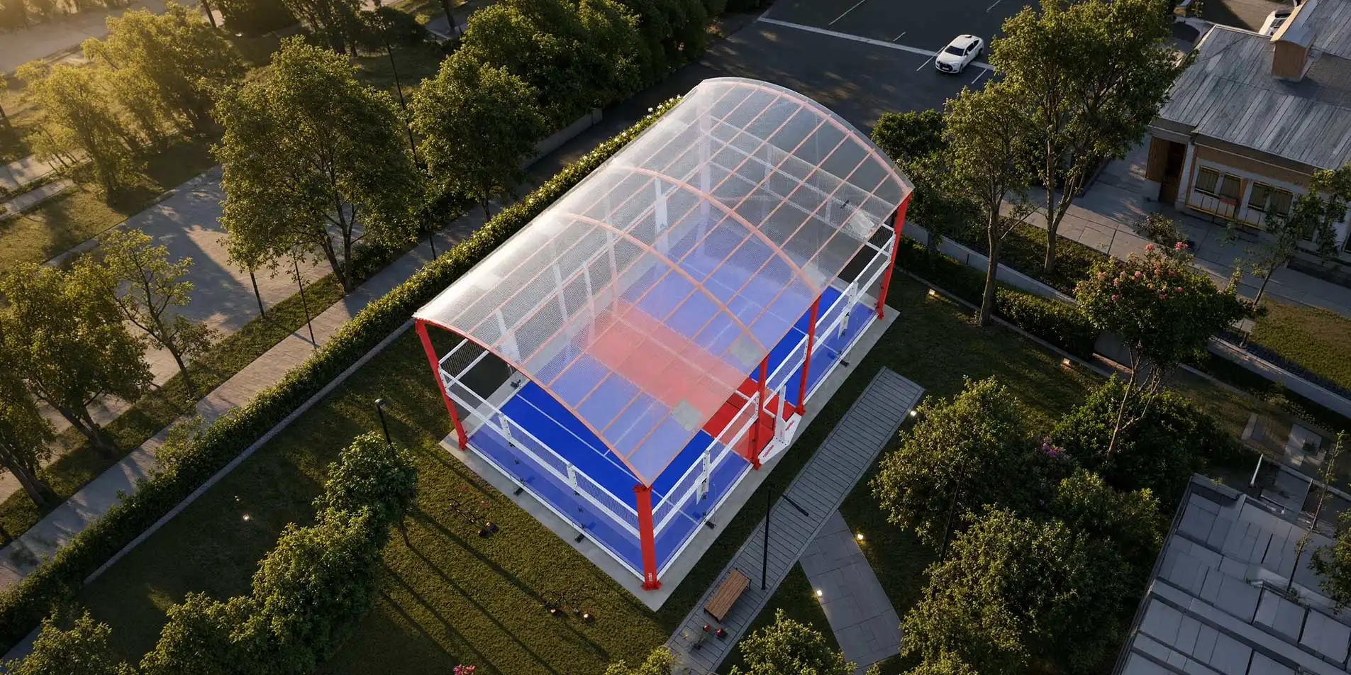 Cubierta para Pista de Padbol