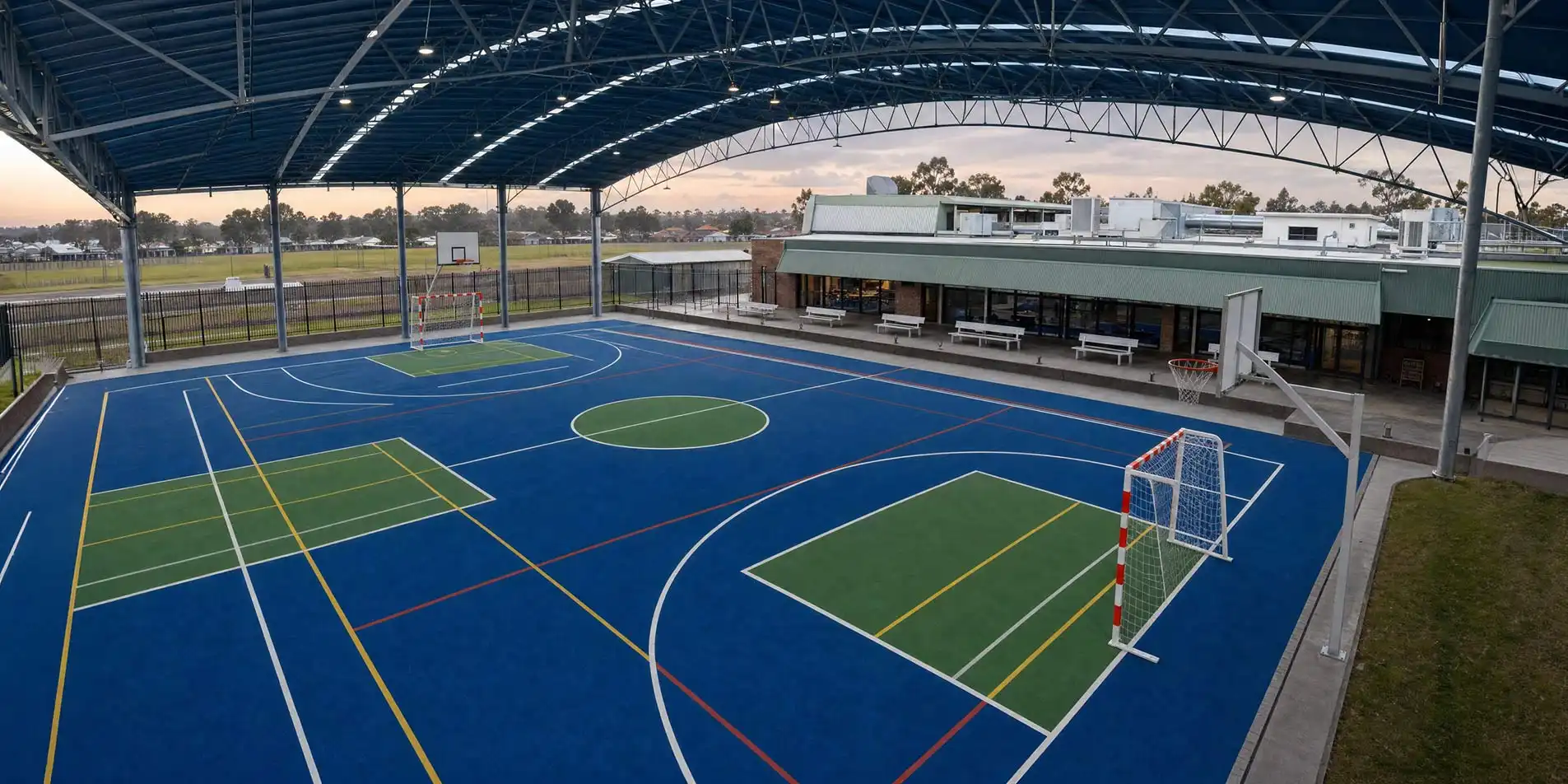 Cubierta para Pista Multideportiva