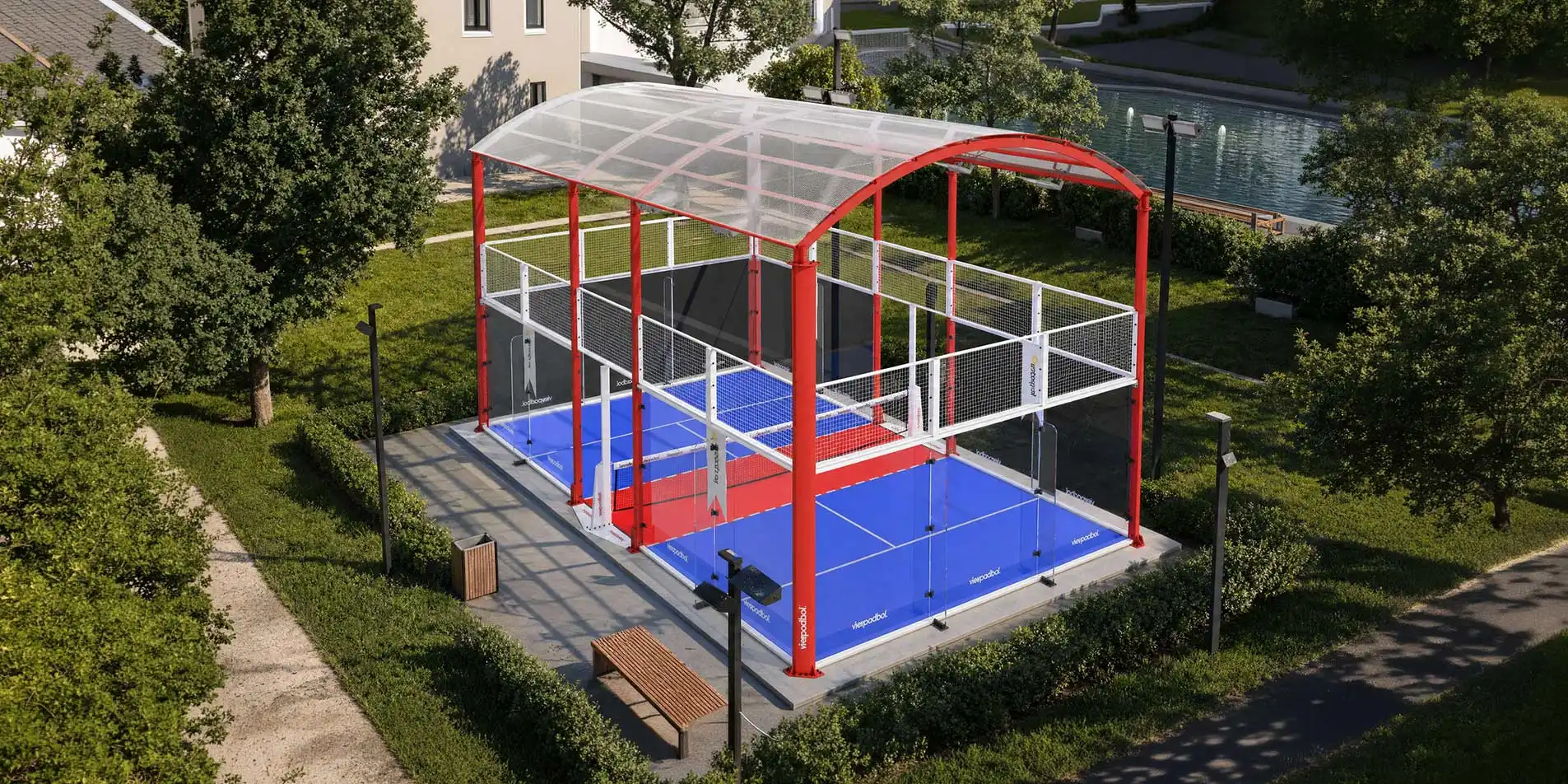 Cubierta para Pista de Padbol