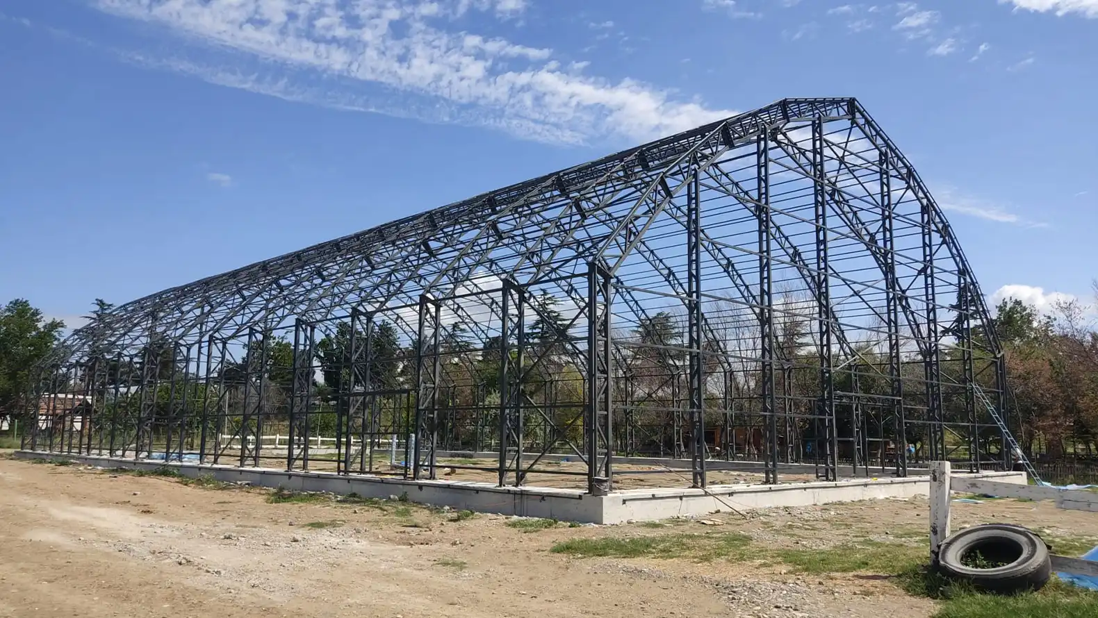 Proyecto de Campo de Construcción de Acero en Interiores de Georgia